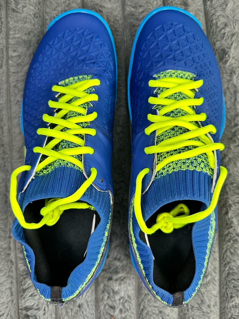 Yonex Power Cushion Eclipsion Wide Court Shoes Blue Yellow Men’s 11 Badminton